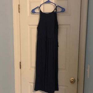 LOFT Navy Blue Midi Dress